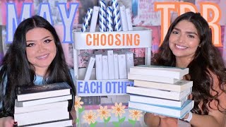 choosing each others tbr 📚✨ all the books we are reading in may 🌼