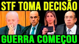 URGENTE! GUERRA FOI DECLARADA! STF TOMA DECISÃO CRUCIAL! BOLSONARO TINHA RAZÃO! LULA TÁ REVOLTADO