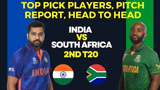 India vs South Africa 2nd t20 Dream 11 prediction | Today’s Match | IND vs SA 2022