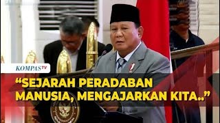 [FULL] Momen Menhan Prabowo Beri Sambutan saat Hadiri Sidang Senat Terbuka Wisuda Unhan RI