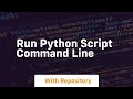 run python script command line