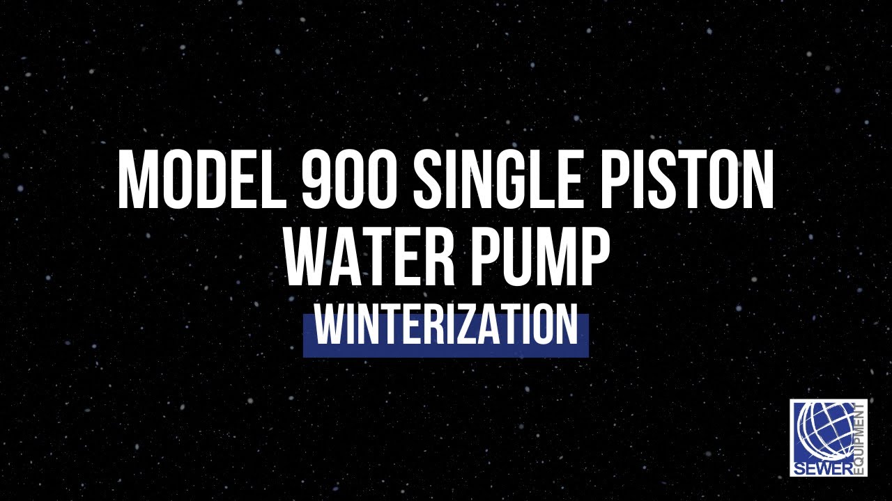Winterization Videos Sewer Equipment