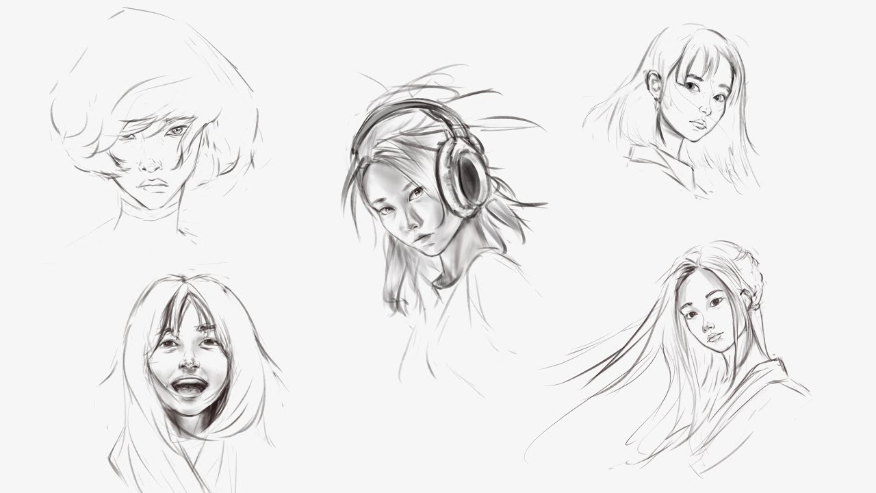 Head Studies 2 Youtube