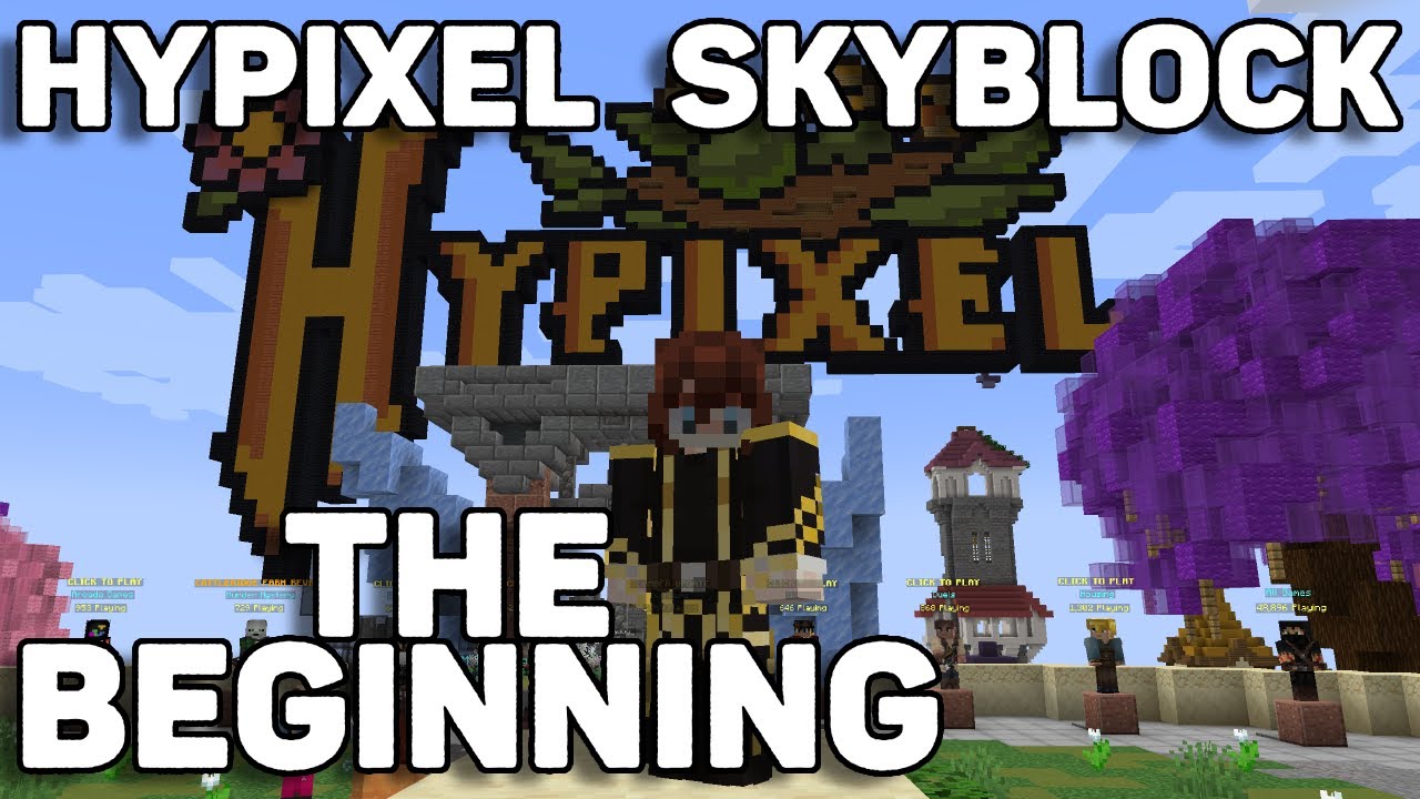 The Beginning Hypixel Skyblock Youtube