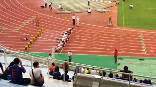 2017年　西日本インカレ　100ｍ決勝 多田修平