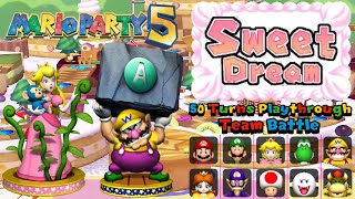 Mario Party 5 - Team Battle - 50 Turns Playthrough - Part 6 Sweet Dream