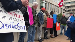 Disabled Mother Protesting for Children Amid Government Shutdown