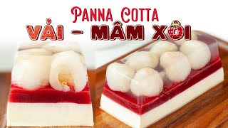 PANNA COTTA (THẠCH) VẢI - MÂM XÔI