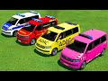 TRANSPORTING VOLKSWAGEN MINIBUS ALL DEPARTMENT CARS WITH MAN TRUCKS ! Farming Simulator 22