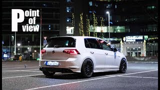 2014 VW Golf R DSG - Night city POV Drive [4K]