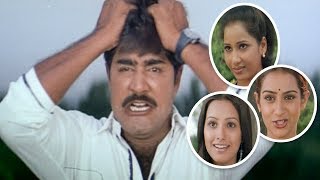 Three Girls Proposing Srikanth Confusing Interval Scene || Telugu Movie Scenes || TFC Cine Club