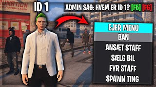 BLIVER ID 1 PÅ EN SERVER! - DANSK GTA 5 RP FIVEM