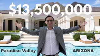 Touring a modern luxury mansion in Paradise Valley, Arizona with Arnaud Lavigne, Real Estate Agent!