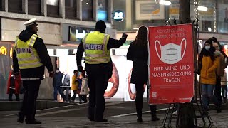 Curfew in Mannheim, Germany