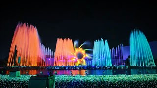 【4k】よみうりランド圧巻の噴水ショー！ラフォンテーヌ/Amazing  Fountain Show in Japan