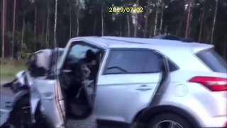 Ku przestrodze - Moment Śmiertelnego Wypadku Autostrada Murmańska 02.07.19
