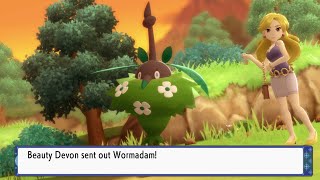 Where to find a trainer with Wormadon #46 - Pokemon Brilliant Diamond \u0026 Shining Pearl Remake