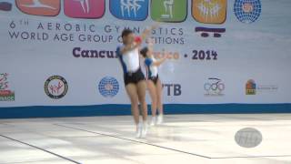 FRANCE Mixed Pair -- 2014 Aerobic Worlds, Cancun (MEX), Qualifications -- We are Gymnastics !