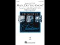 Mary, Did You Know? (SATBB Choir) - Arranged by Roger Emerson