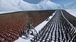 60.000 WEST KINGDOMS vs 110.000 ORCS | Epic Fantasy Battle Simulator