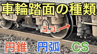 【#線路マニア】4種類の車輪踏面形状を紹介