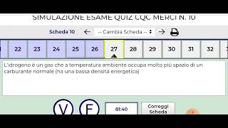 SIMULAZIONE ESAME QUIZ CQC MERCI 2023 SCHEDA N.10   70 domande 2 error  😁 🤣