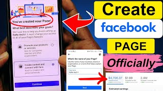 How to Create Facebook Page Officially in 2024 | New Update