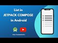 ListView with Jetpack Compose in Android Studio | Inside Android | Android Studio Tutorial