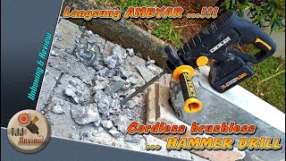 Bor bobok tembok pake batre? ini dia DOLIZ BD720 CORDLESS BRUSLESS HAMMER DRILL