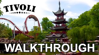 Tivoli Walkthrough 2023 - 4K [Copenhagen] 🇩🇰