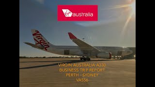 Virgin Australia A330 The Business - Business Class Trip Report: Perth to Sydney