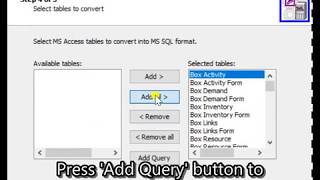 How to migrate MS Access to SQL Server