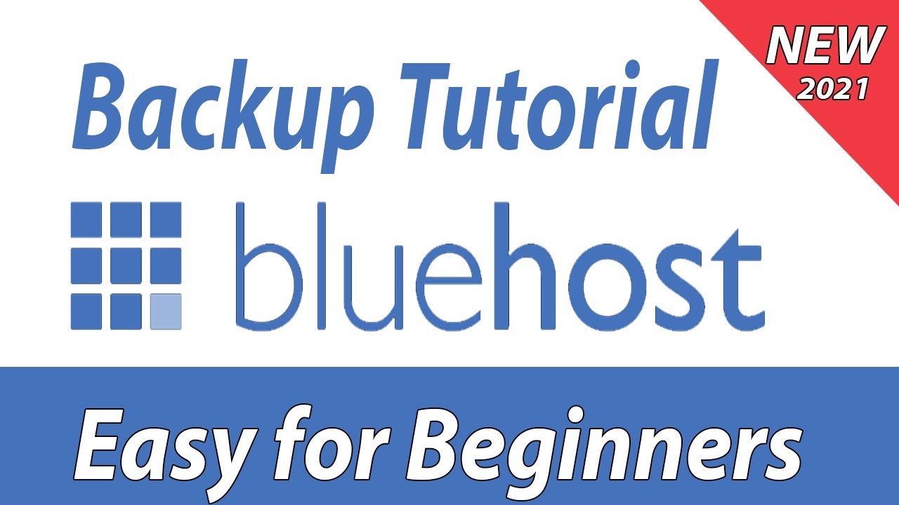 [2021] How To Create Bluehost Wordpress Website Backup Tutorial - YouTube