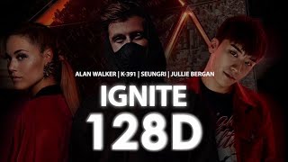 K-391, Alan Walker - Ignite (128D Audio || Not 24D/32D ) Use Headphones