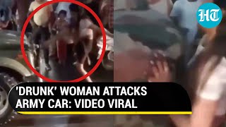 'Drunk model' kicks army car, pushes soldier in Gwalior; video goes viral