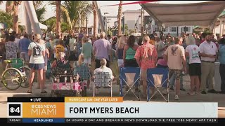 Fort Myers Beach marks one year since Hurricane Ian