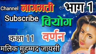 नागमती का वियोग वर्णन कक्षा -11 ‌‌(भाग-1) nagmati biyog barnan class-11#malikmuhamad jayse