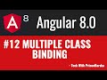 12.Angular 8 Tutorials - Multiple Class Binding