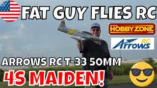 ARROWS RC T-33 50MM MAIDEN ON 4S by Fat Guy Flies RC