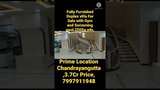 Villa For Sale Chandrayan Gutta || Bandlaguda || Hyderabad || 7997911948 #flatsforsale #shorts