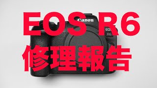 Canon EOS R6修理報告(2022.10.28)