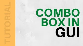 Intro to Java - Combo Boxes in JFrame