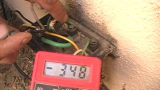 How to fault test a pool light fixture