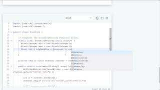 Hackerrank Breaking the Records Java Solution