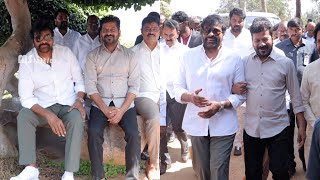 Mega Star Chiranjeevi \u0026 CM Revanth Reddy Visuals at Experium Park | MS Talkies