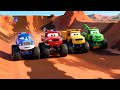 Monster Truck Song for Kids! 🚓 Police Car, Fire Truck, Dump Truck | Nursery Rhymes & Vehicles