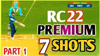 🔥 Top Seven Platinum Shot | RC22 Platinum Shot | Real cricket 22