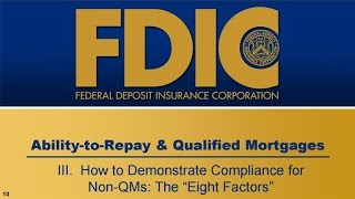 How to Demonstrate Compliance for Non-QMs: The Eight Factors