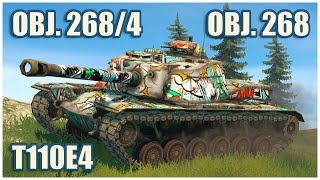 T110E4, Object 268/4 & Object 268 • WoT Blitz Gameplay