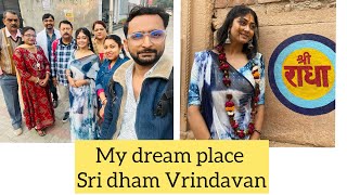 Sri dham Vrindavan 🙏🏻♥️ #susmitadey #dream #vrindavan #fmaily